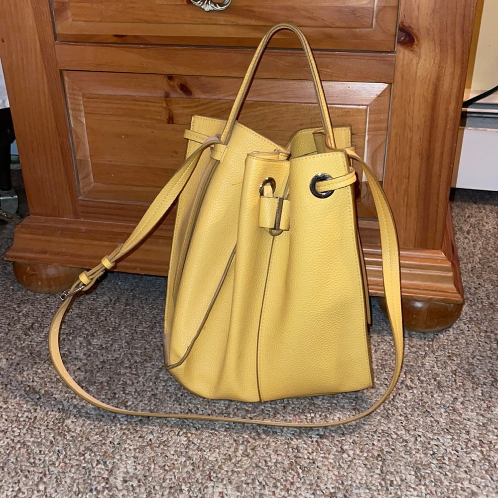 Zara yellow crossbody purse